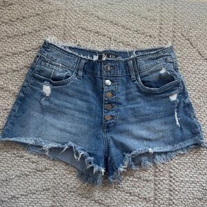 ✨Kut from the Kloth Frayed Hem Jean Shorts Size 10
